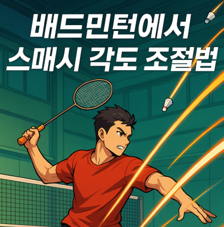 스매시 각도조절법 사진