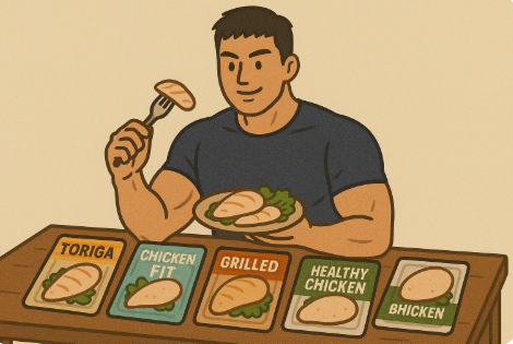 여러가지 닭가슴살을 먹는 헬스인