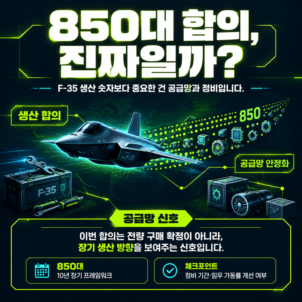 850대 합의, 진짜일까?