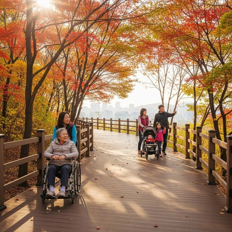 누구나 함께 걷기 좋은 '무장애 숲길'