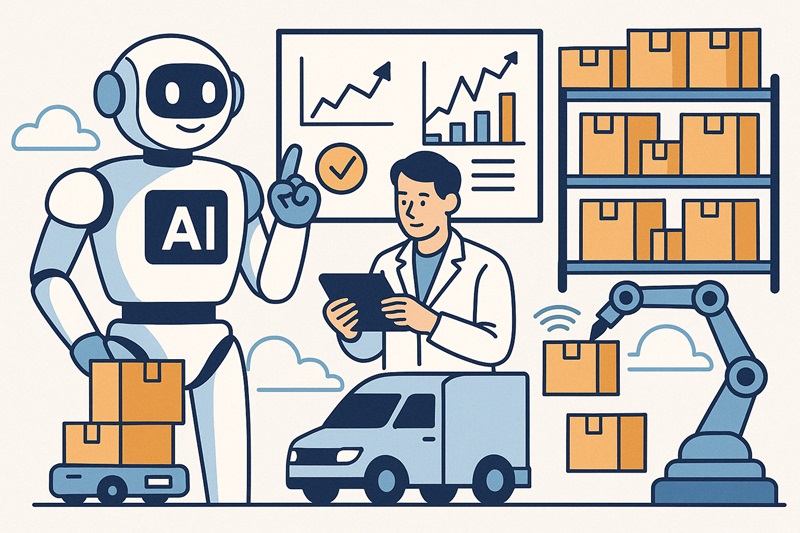 AI 물류 시스템의 최첨단 사례 (예측과 자동화, 창고의 혁신, 초지능 배송 네트워크)