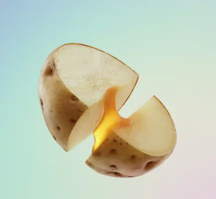 껍질 깐 감자