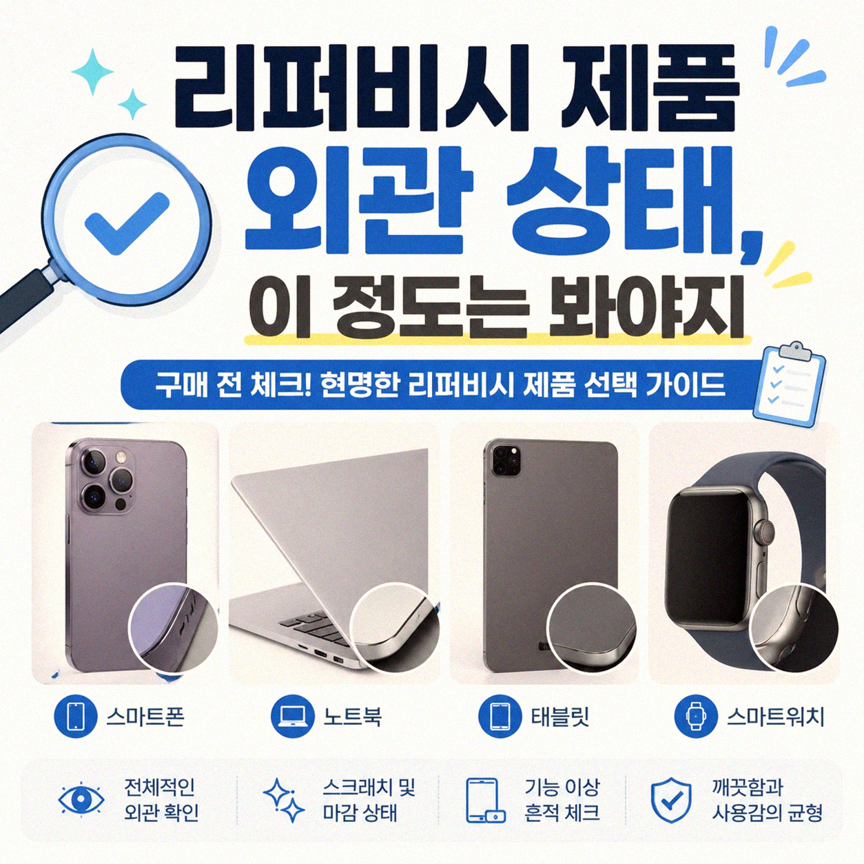 리퍼비시 제품 구매할 때 이걸 먼저 봤어야 했나