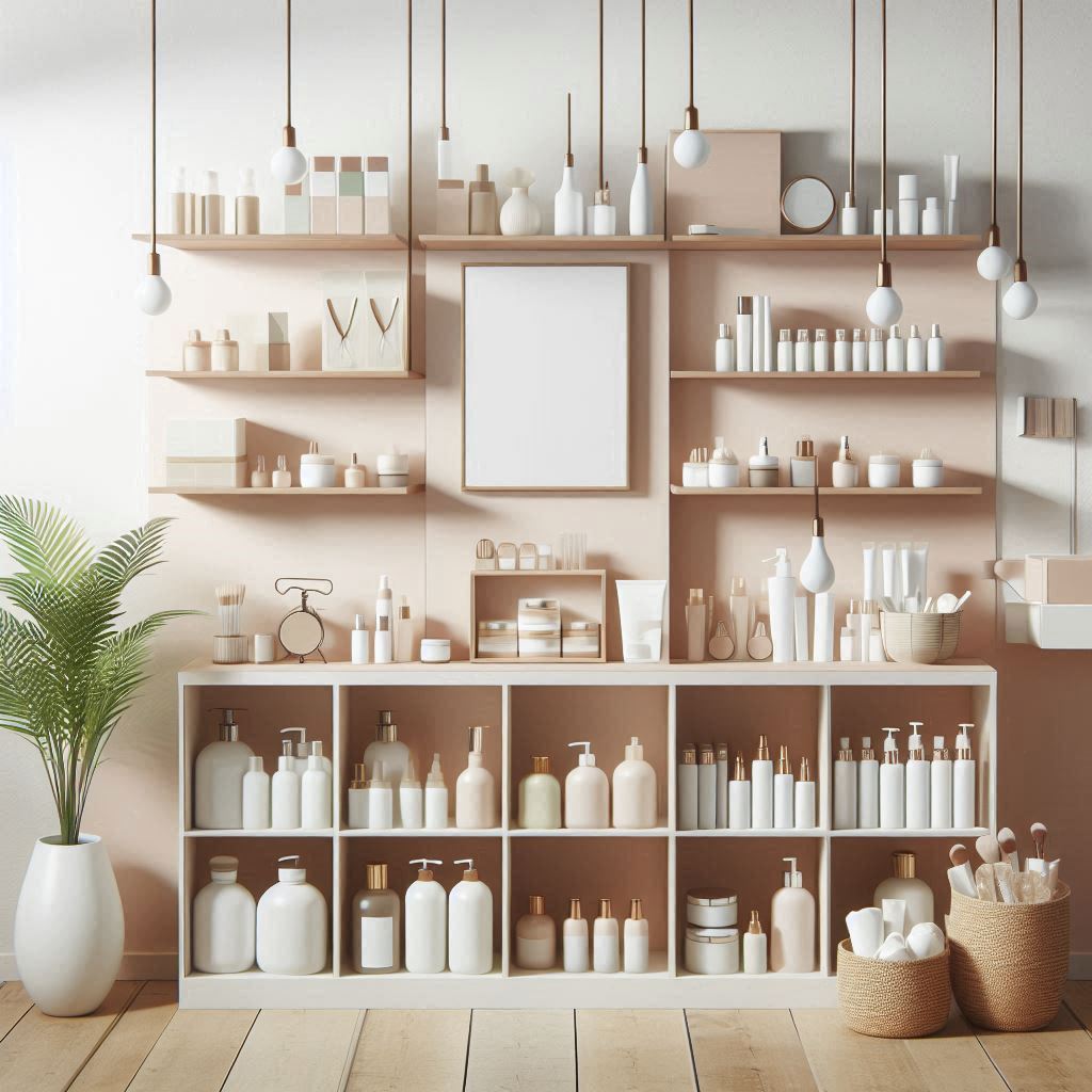 피부,체형관리 샵 배경