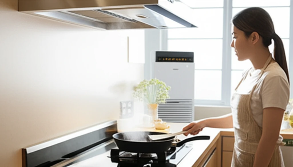 주방 오염물질 특성에 맞는 공기청정기..