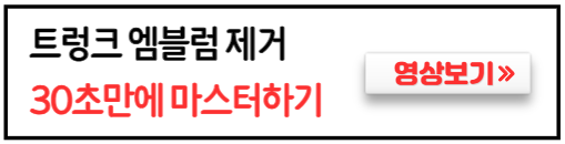 트렁크엠블럼-제거하는법-영상