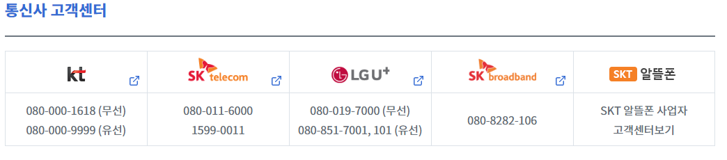 통신비 환급금 조회