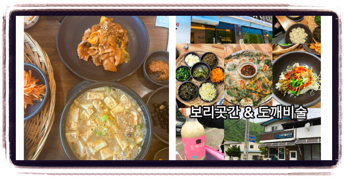 생생정보 두집살림 산채보리밥 후기
