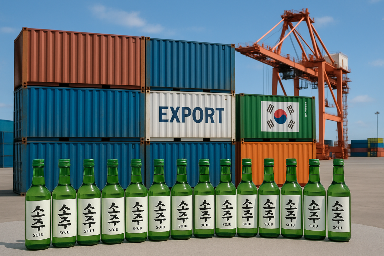 소주 세계시장 수출