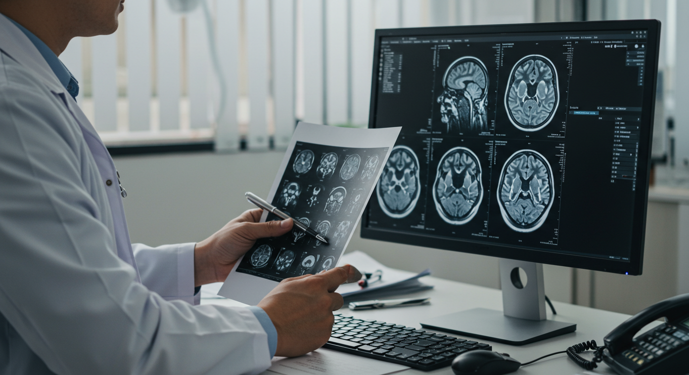 뇌 영상 검사 결과