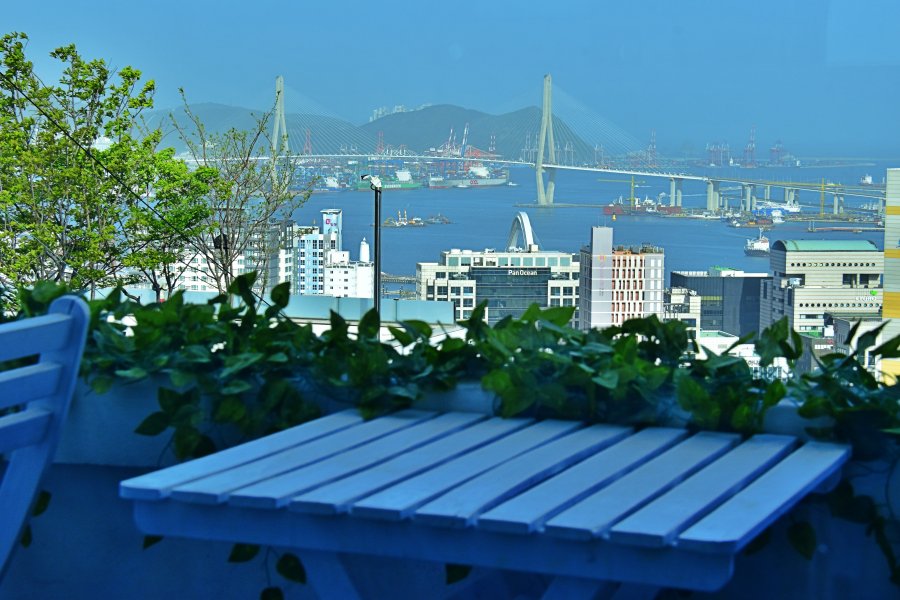 파로스 커피숍에서 바라본 풍경