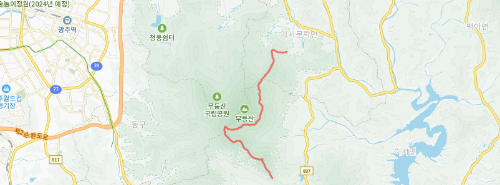 안양산-북산코스 (억새군락 코스)