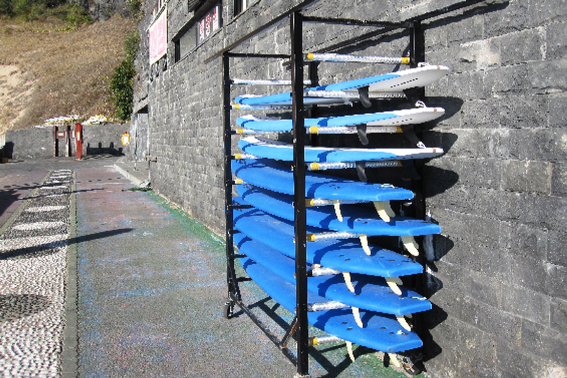 중문 색달 해수욕장 서퍼들의 천국