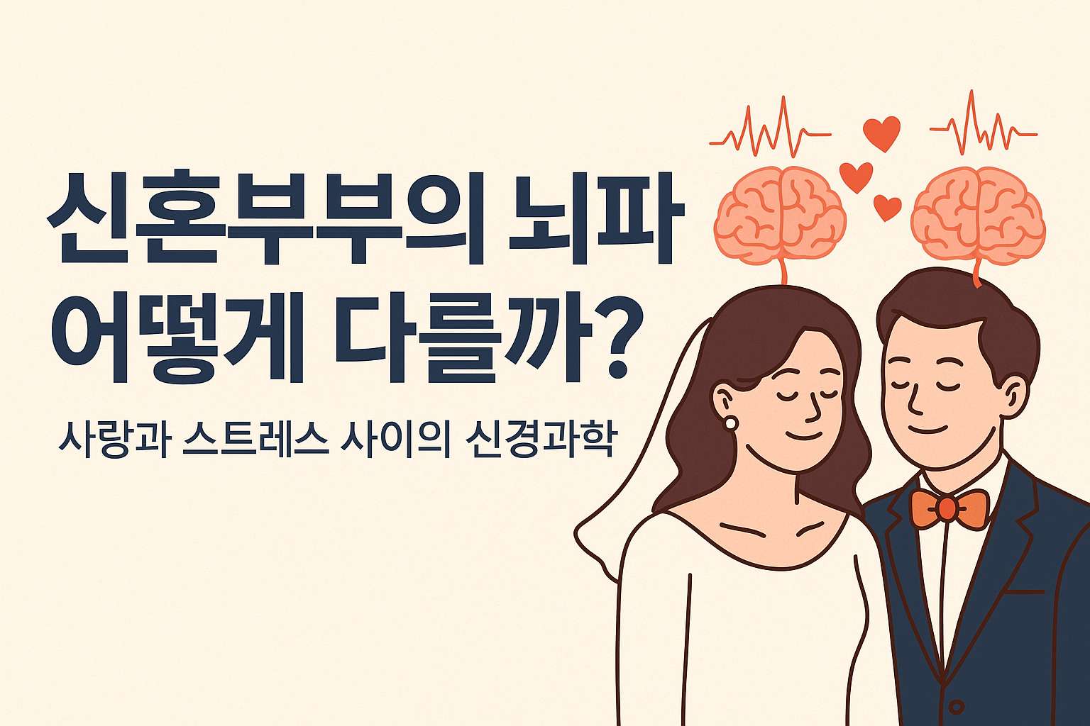 신혼부부의 뇌파는 어떻게 다를까?|사랑과 스트레스 사이의 신경과학