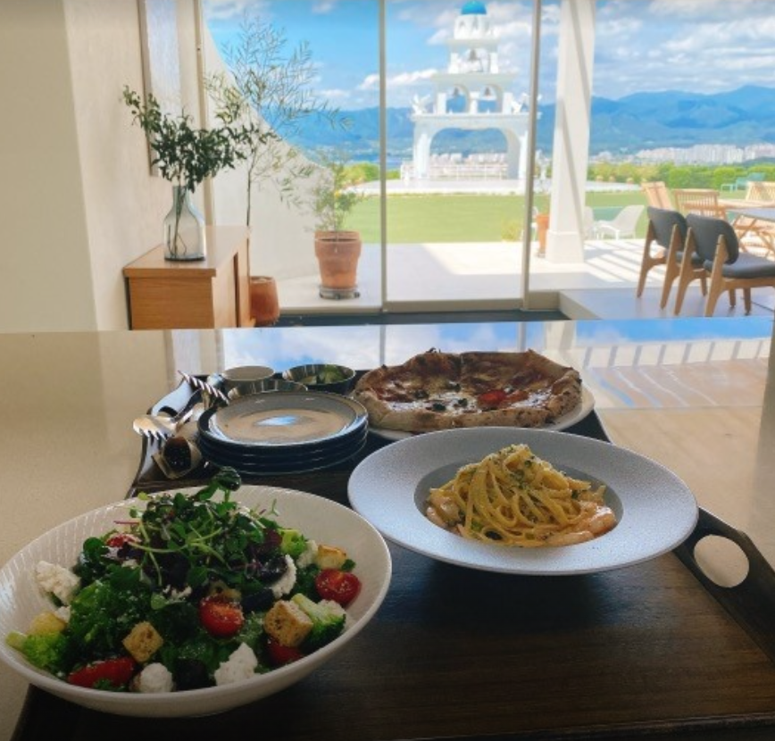 춘천 산토리니 카페