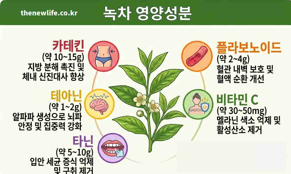 녹차 영양성분