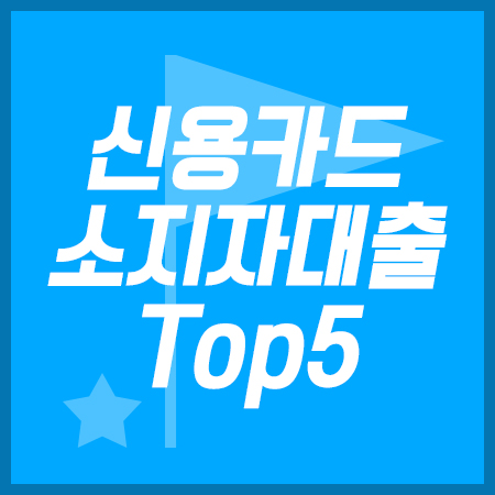 신용카드소지자대출 잘나오는곳