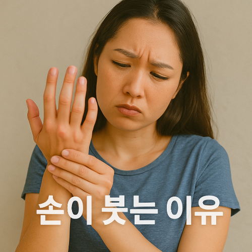 손이 붓는 이유, 증상, 붓고 저리는 증상 (+ 손이 붓는 증상 대처법)