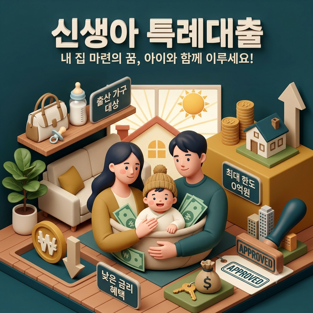 신생아 특례 대출 조건 신생아 특례 대출 금리 이자 전세대출 조건