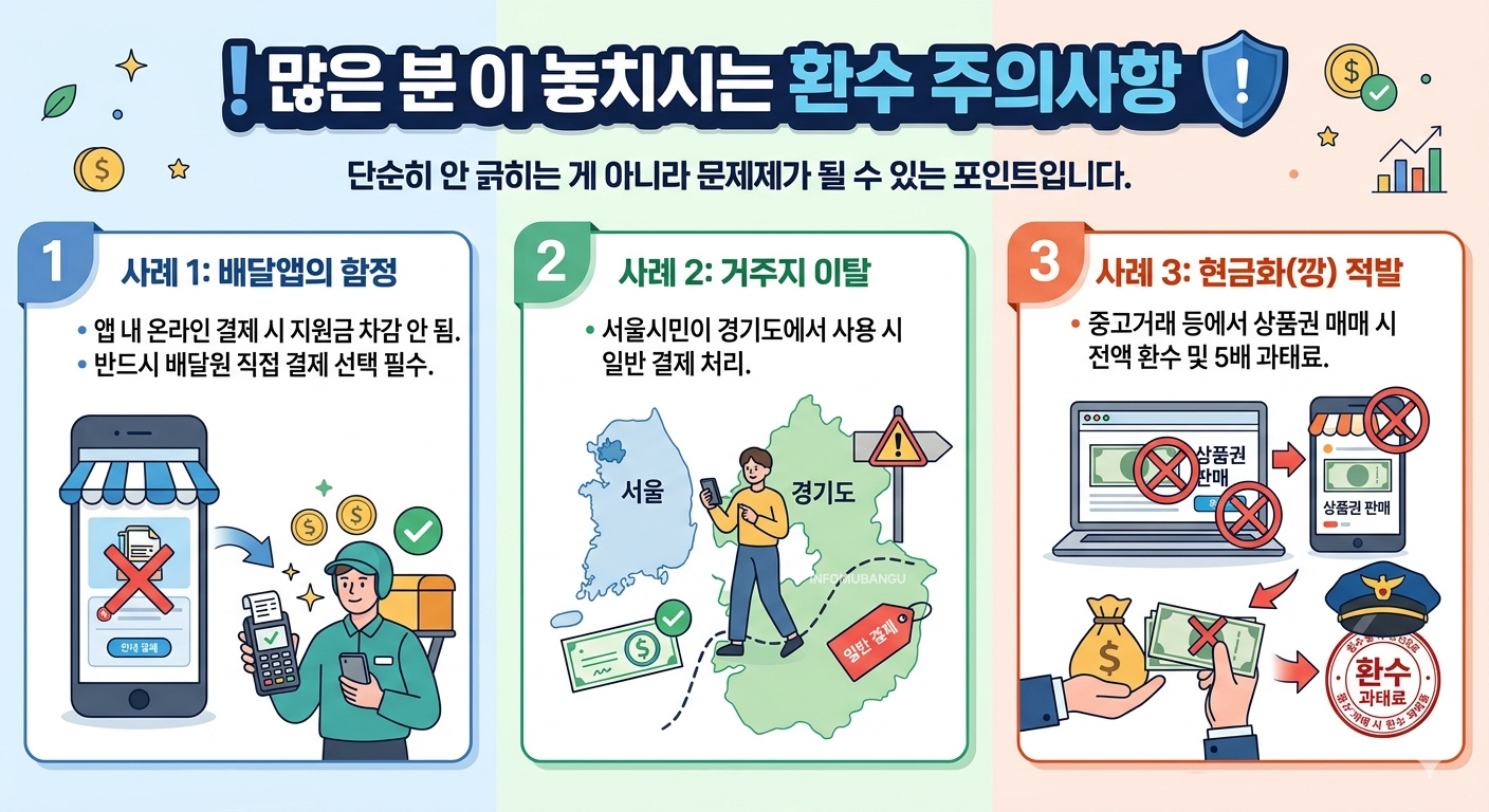 민생지원그 환수사례
