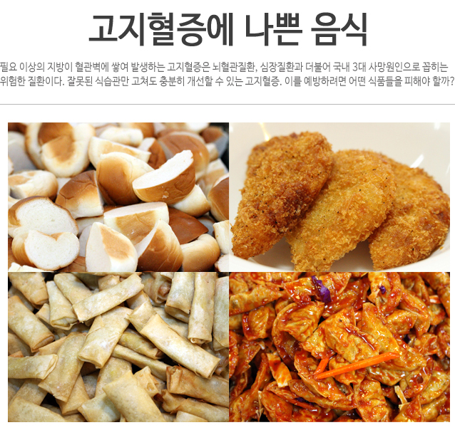 고지혈증에 나쁜 음식