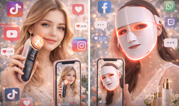 소셜 미디어가 이끄는 트렌드 이미지