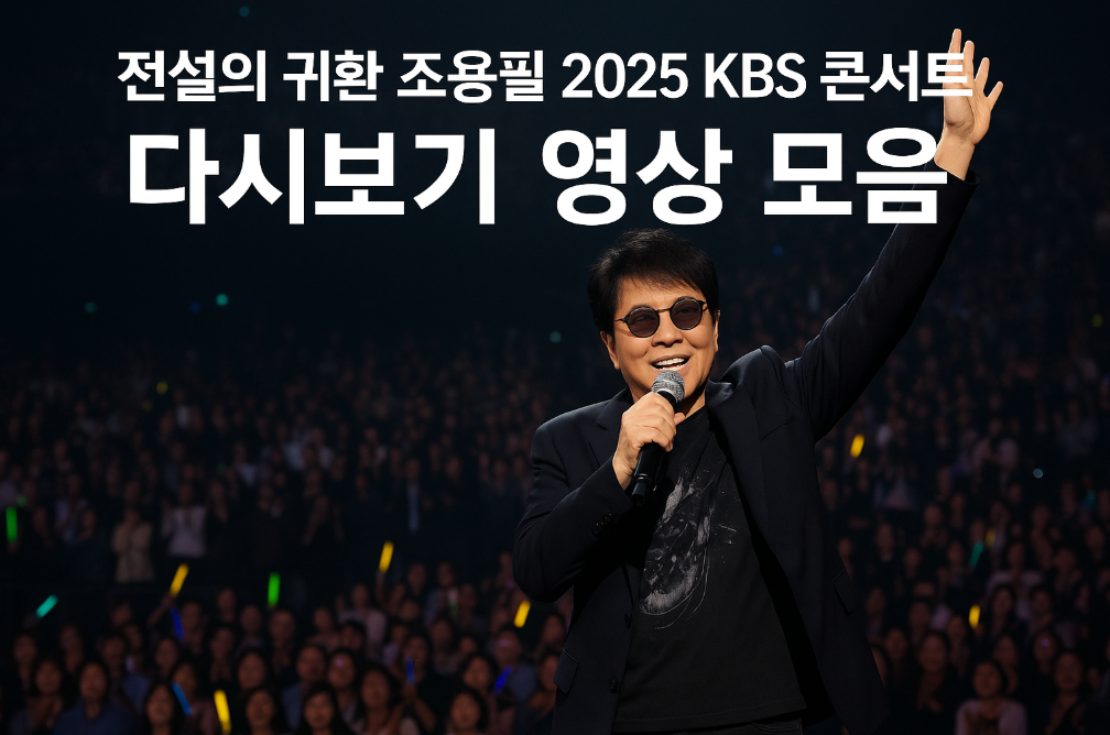 전설의 귀환 조용필 2025 KBS 콘서트 다시보기 영상 모음