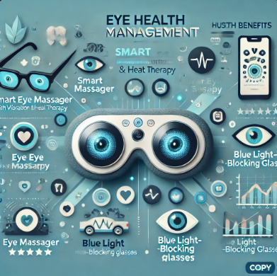 눈 건강 관리템, 눈 마사지기 & 보호 안경 리뷰 관련 사진
