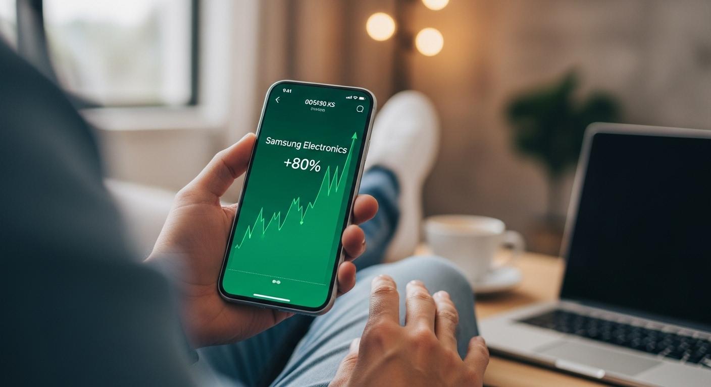 삼성전자 주가 투자자 80% 수익