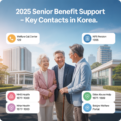 65세 이상 노인(고령자) 혜택 지원금 이미지