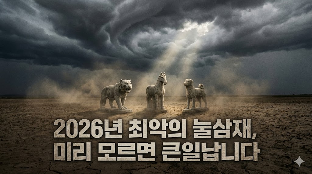 2026년 삼재띠, 이 3개 띠는 역대급 재앙 피하세요!