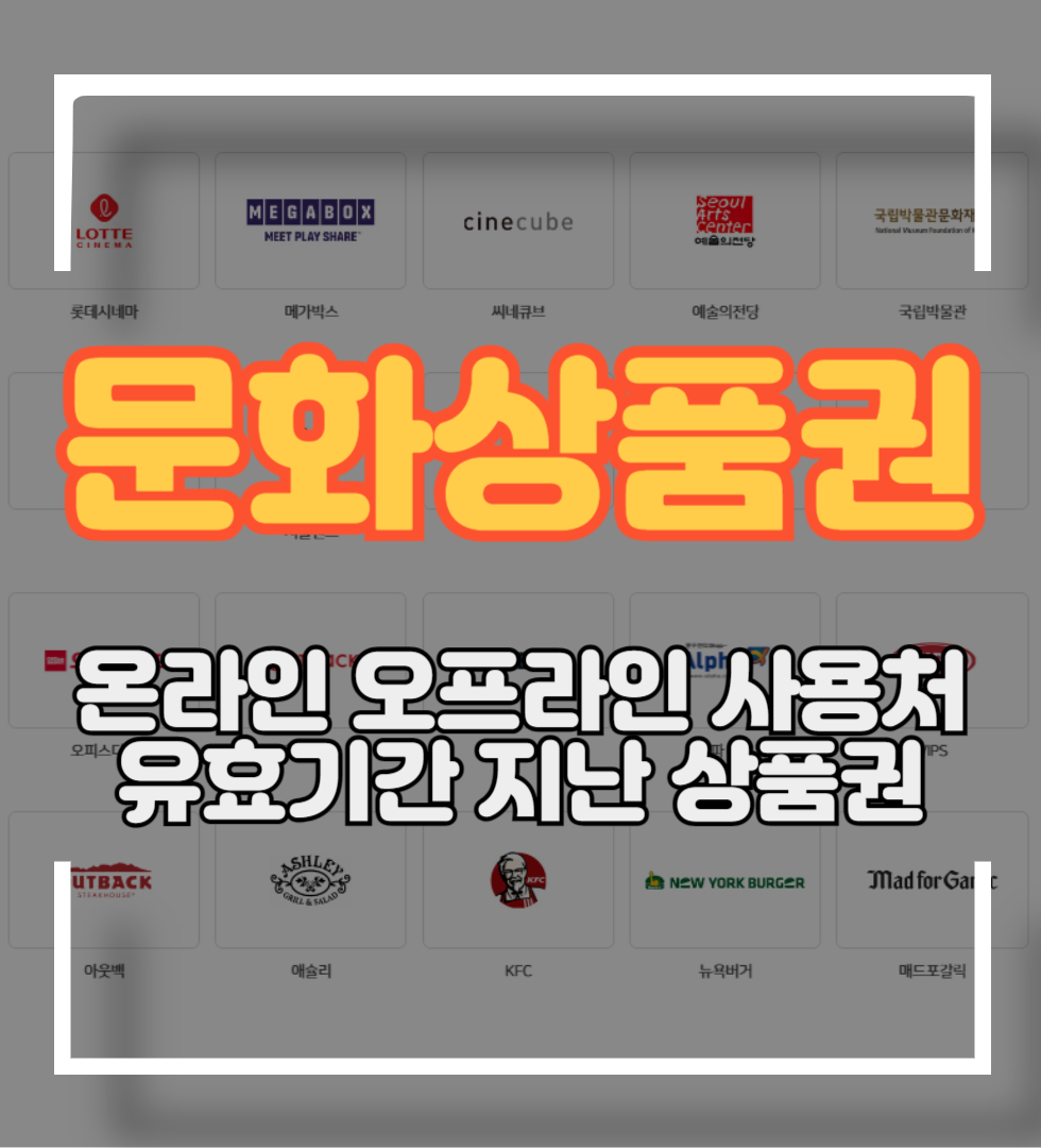 문화상품권 사용처