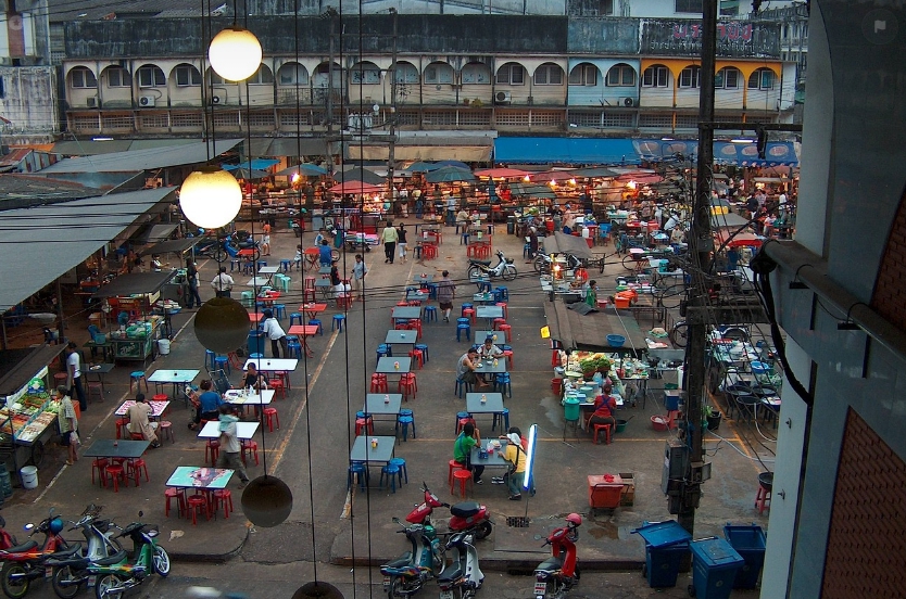 태국 야시장 사진