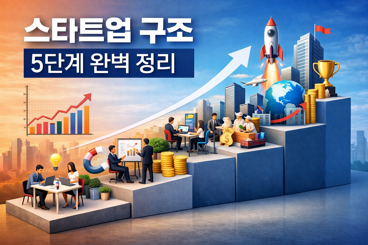 스타트업 구조 5단계 완벽 정리