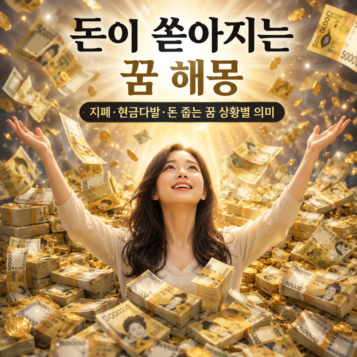 돈이 쏟아지는 꿈