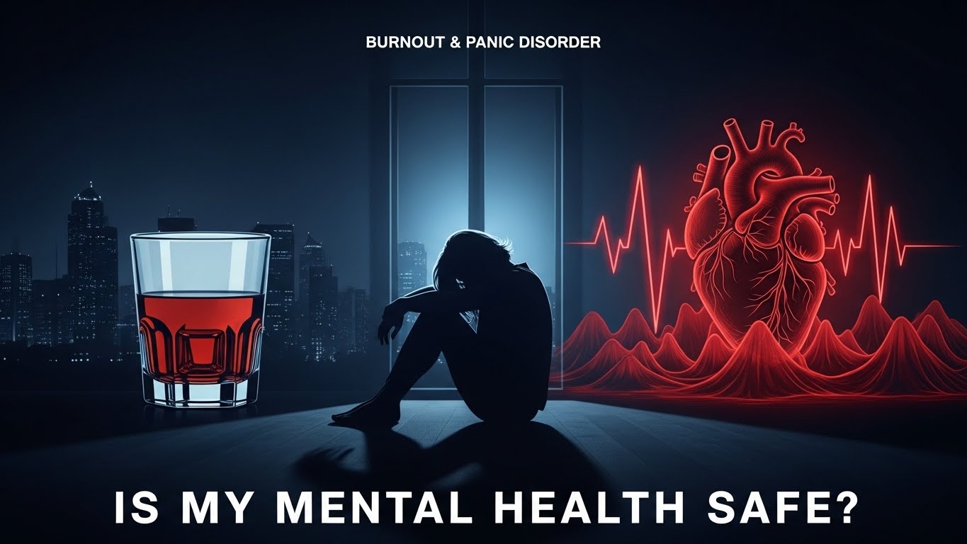 Burnout vs Panic을 나타내는 이미지