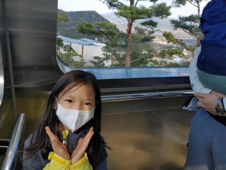 산청동의보감촌 산청한방테마파크 엘리베이터안