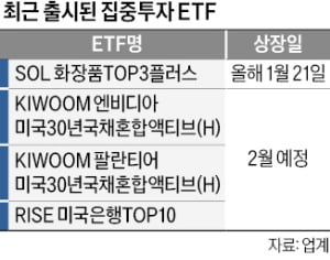 "분산보다 압축이 대세"…집중투자 ETF 뜬다