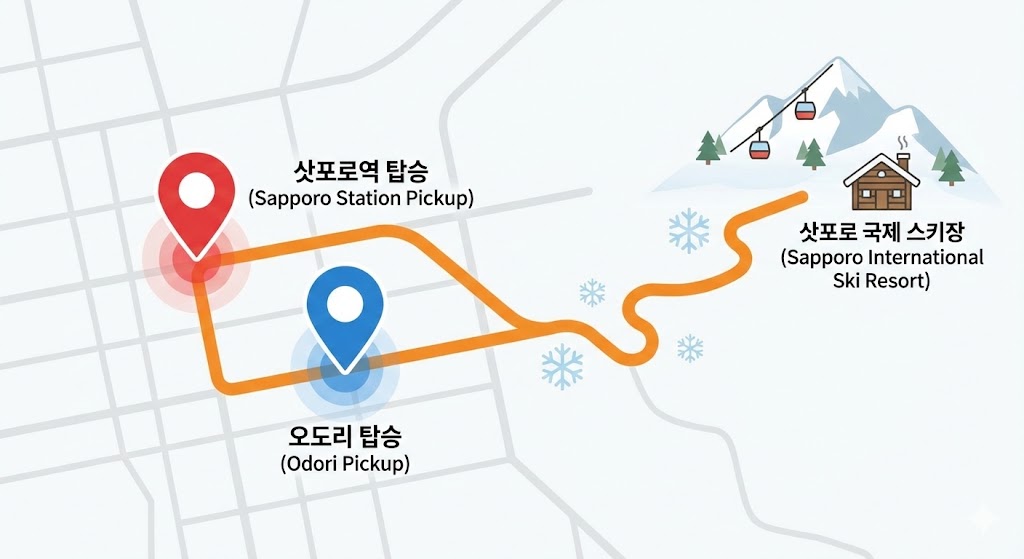 삿포로 국제 스키장 시내 당일치기 버스 탑승법 (2026 최신)|예약·정류장·현장 꿀팁까지