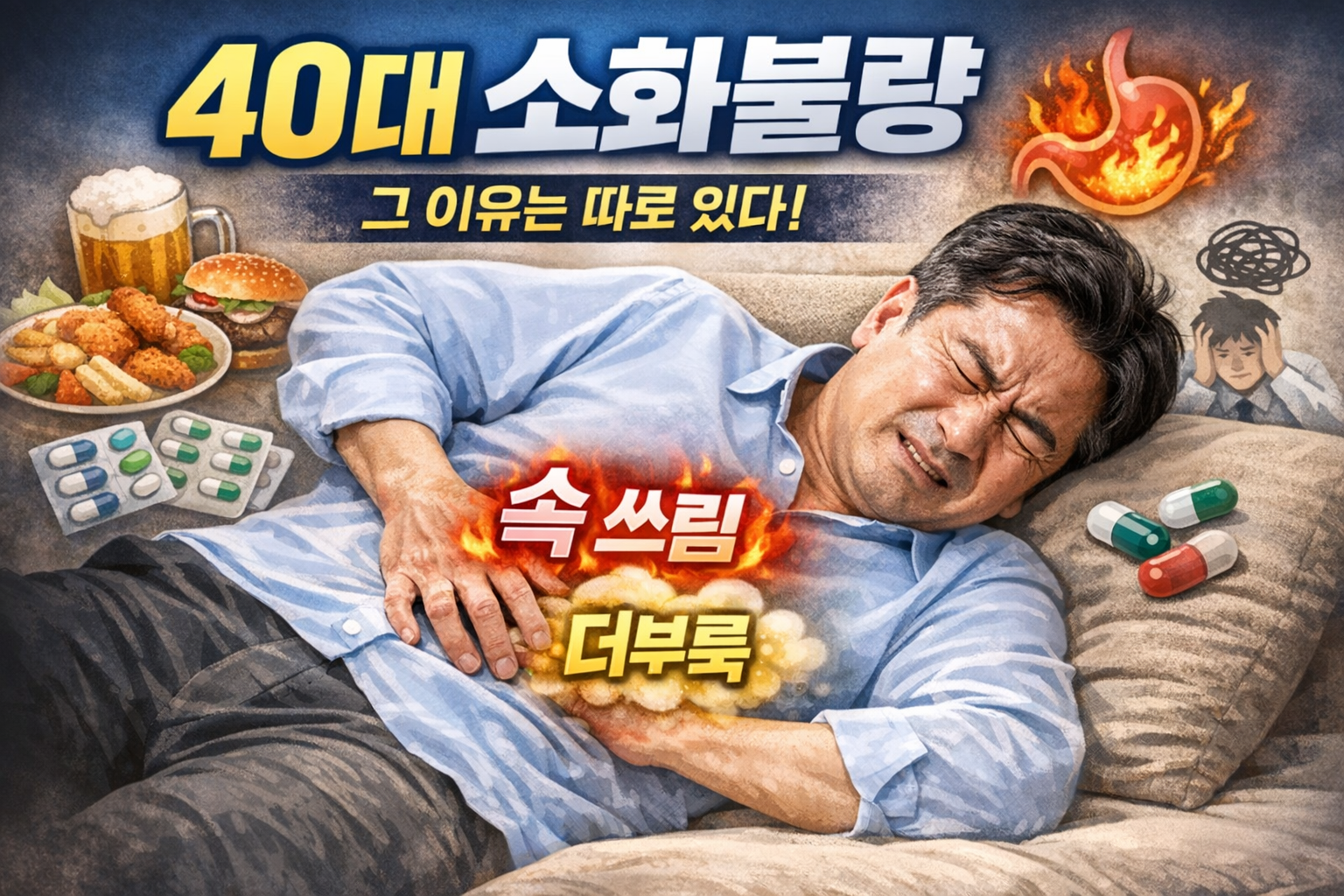 40대 소화가 안되는 이유