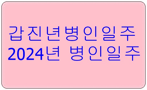 갑진년병인일주