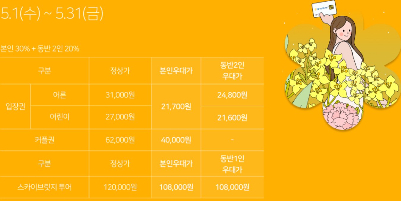 롯데타워 서울스카이 입장권할인