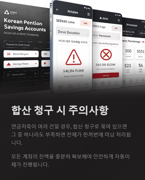 합산 청구 시 주의사항