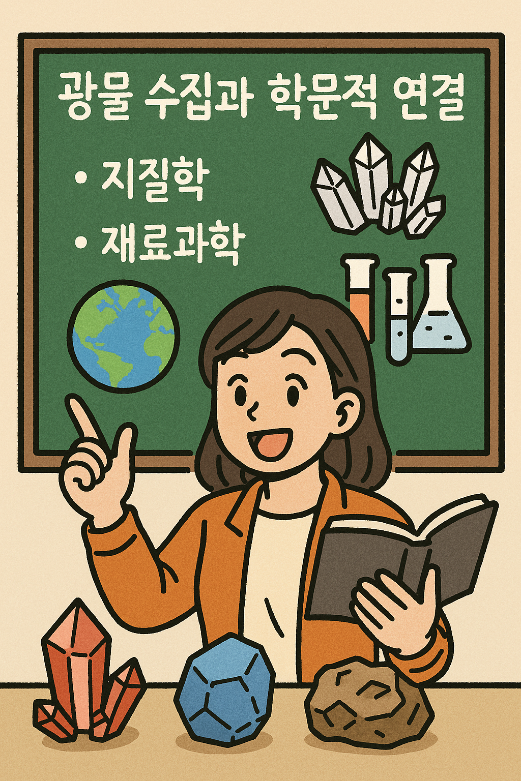 광물 수집과 학문적 연결 &ndash; 지질학과 재료과학의 만남