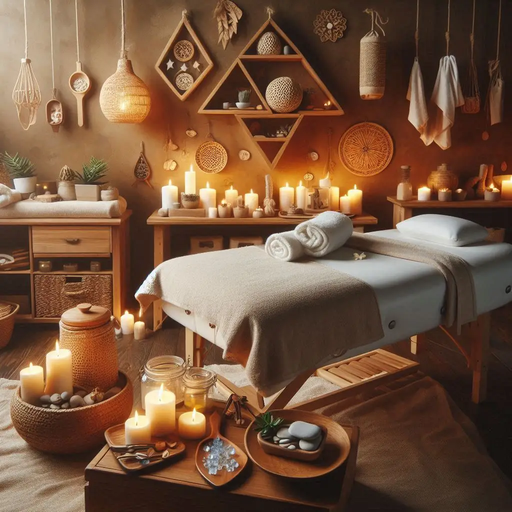 피부,체형관리 샵 배경