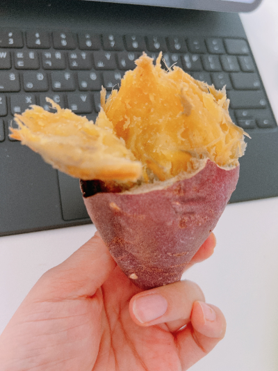 에어프라이어로 군고구마굽기 - 완성