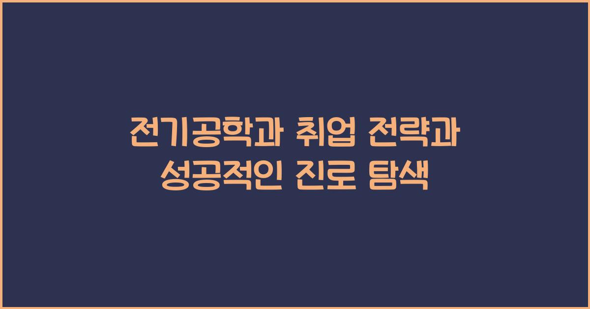 전기공학과 취업