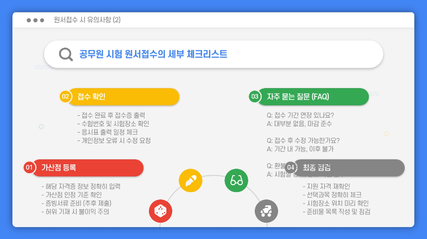 2025년 공무원 시험 원서접수 바로가기 총정리