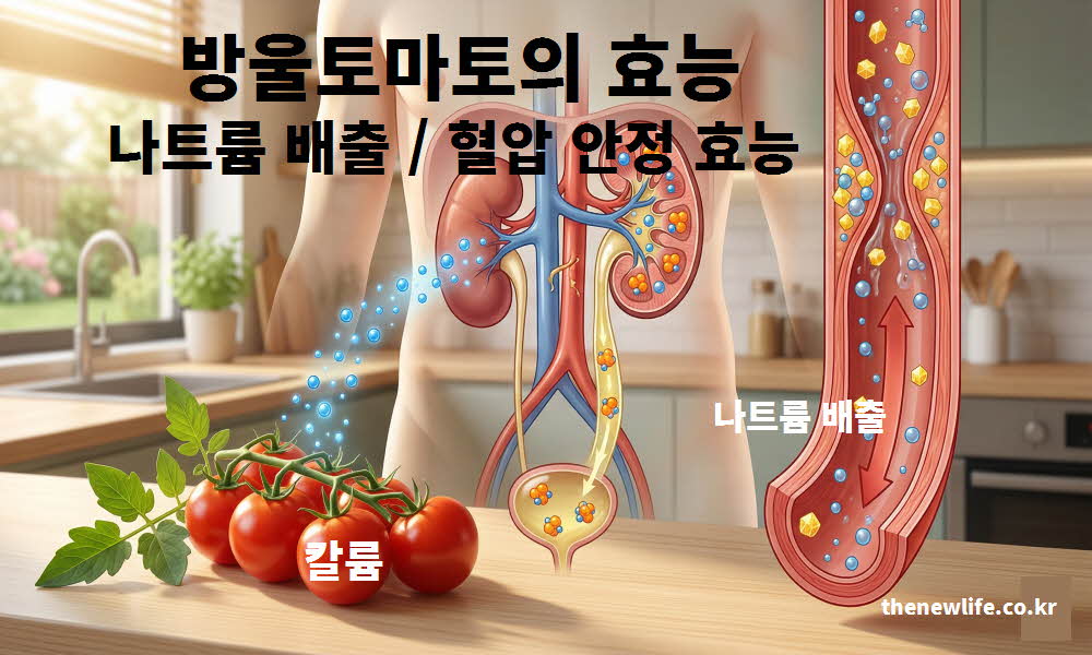 방울토마토 효능 나트륨 배출 혈압 안정
