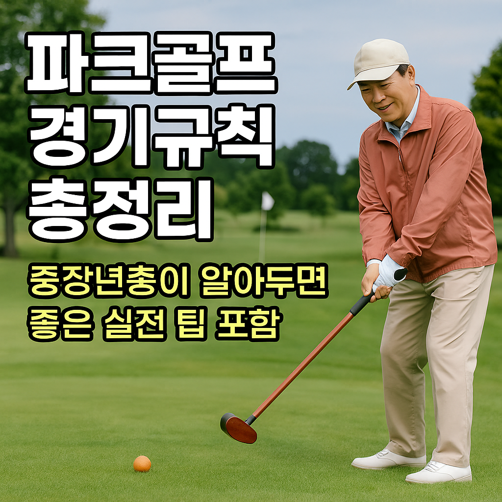파크골프 경기규칙